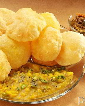 Индийские лепешки пури