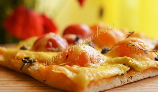 итальянские лепешки с черри