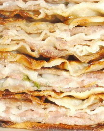 Рецепт китайских лепешек с мясом