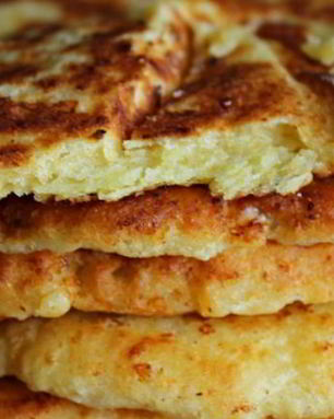 Кукурузные лепешки на сковороде