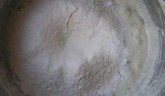 лепешка с зеленым луком