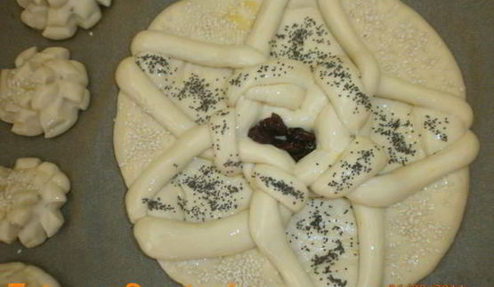 лепешка цветок