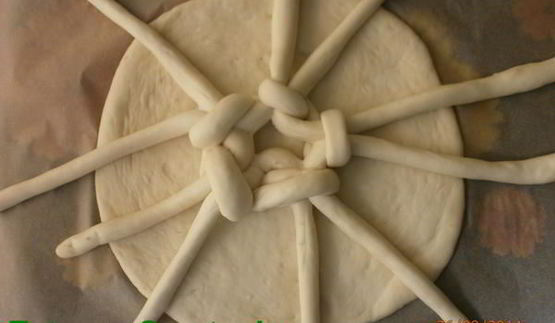 лепешка цветок