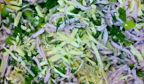 лепешки на кефире с начинкой