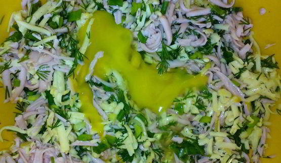 лепешки на кефире с начинкой