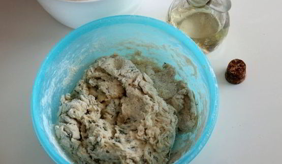 лепешки на кефире с сыром и зеленью