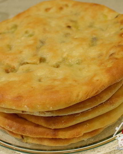 Рецепт лепешек с брынзой и перцем