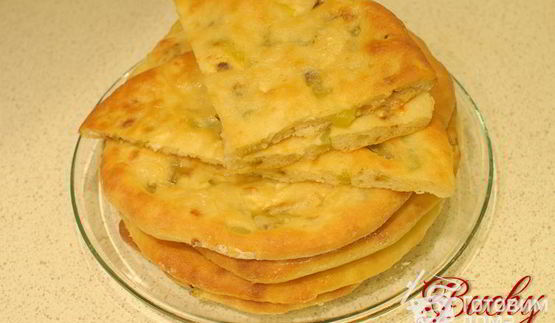 лепешки с брынзой и перцем