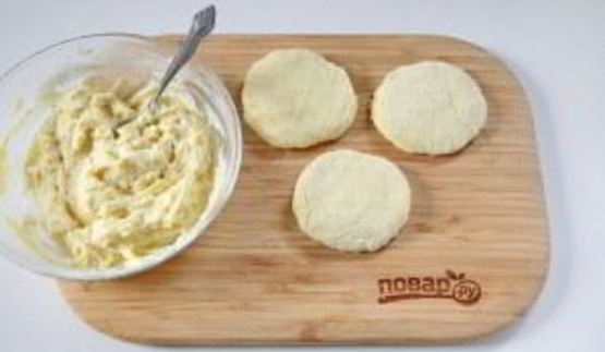 лепешки с малиной и рикоттой