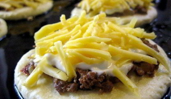 лепешки с мясом