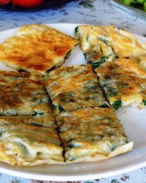 Лепешки с начинкой к завтраку