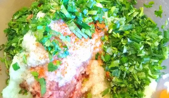 лепешки с начинкой за 5 минут