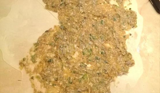 лепешки с начинкой за 5 минут