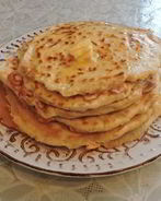 Лепешки с сыром на кефире на сковороде