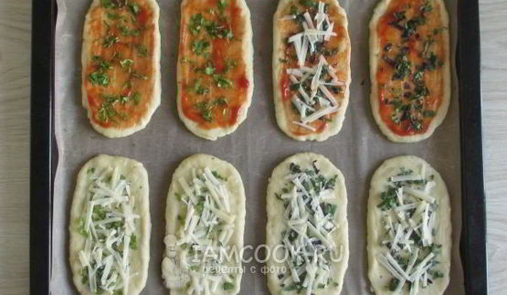 лепешки с сыром в духовке