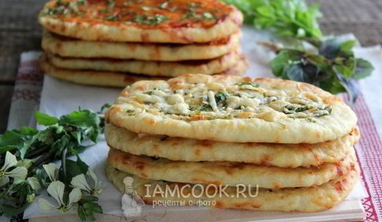 лепешки с сыром в духовке