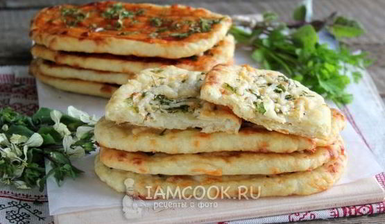 лепешки с сыром в духовке
