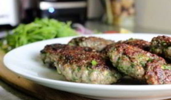 пита с фаршем и овощами