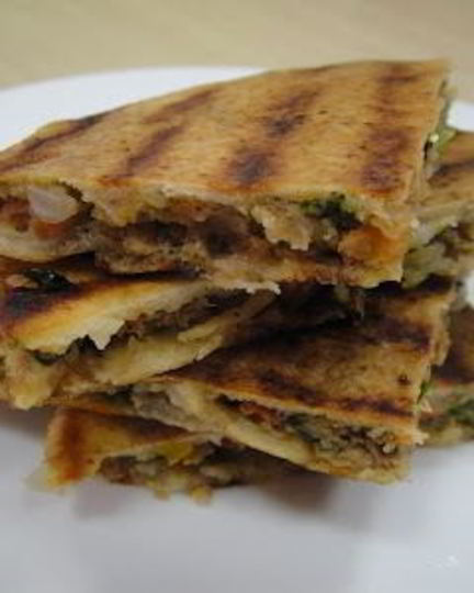 Рецепт питы с начинкой из овощей