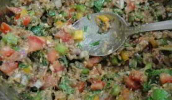 пита с начинкой из овощей