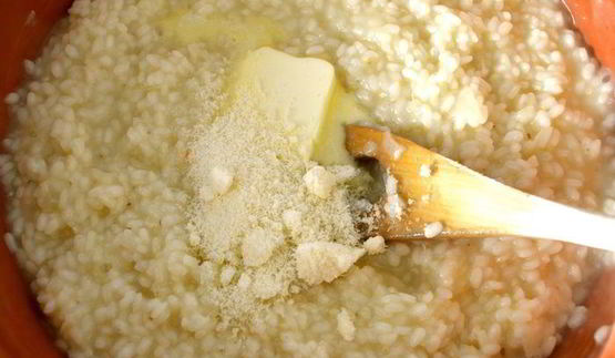 рисовая лепешка, фаршированная грибами