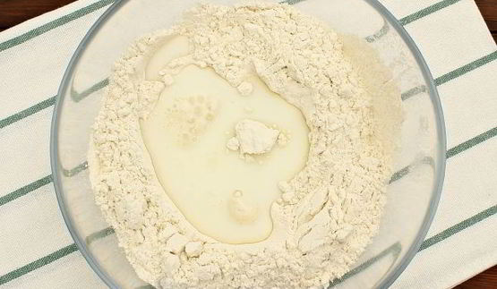 слоеные лепешки на сковороде