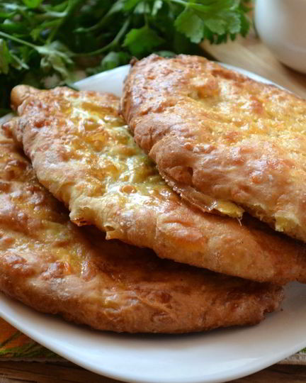 Рецепт сырных лепешек на кефире