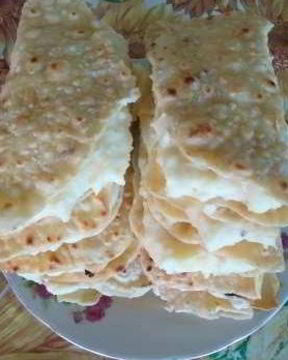 Татарские лепешки с картошкой Кыстыбый