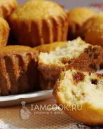 Американские маффины с кусочками шоколада