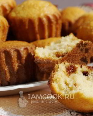 Американские маффины с кусочками шоколада