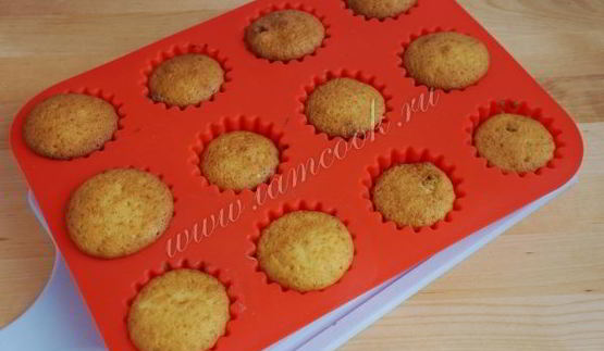 американские маффины с кусочками шоколада