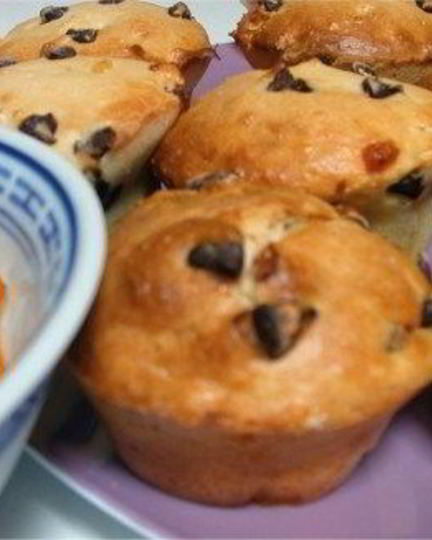 Рецепт апельсиновых маффинов с шоколадной крошкой