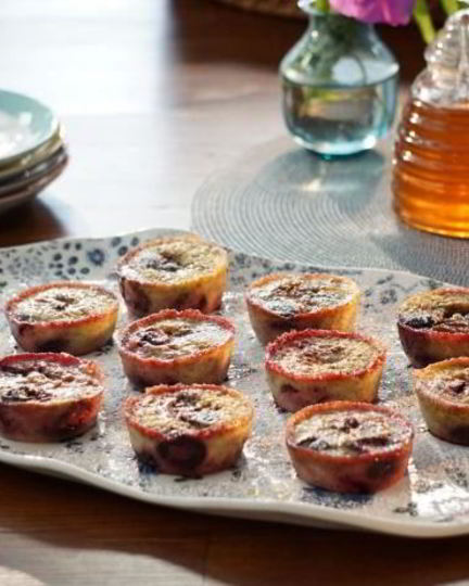 Рецепт бананова-вишневых маффины