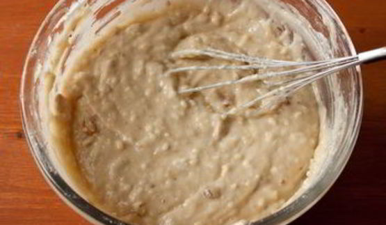 банановые маффины с кокосом и грецкими орехами