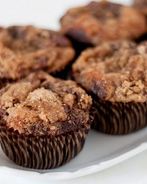 Банановые маффины с шоколадом