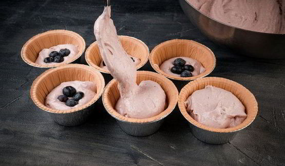 черничные маффины