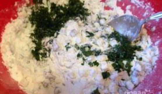 грибные маффины с сыром и зеленью