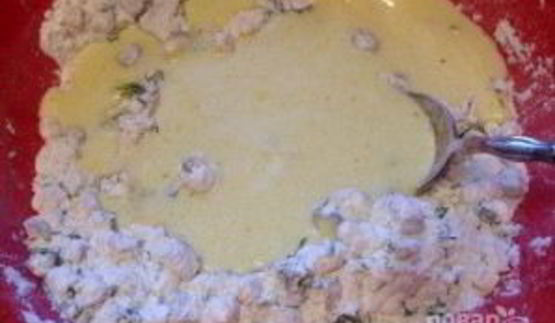 грибные маффины с сыром и зеленью