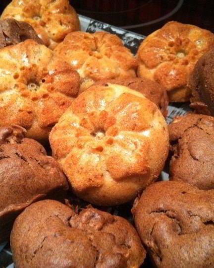 Рецепт имбирных маффинов с грушами