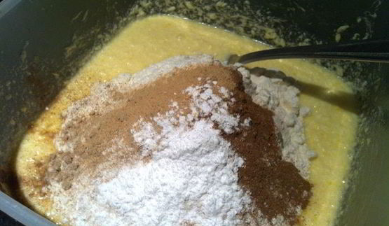 имбирные маффины с грушами