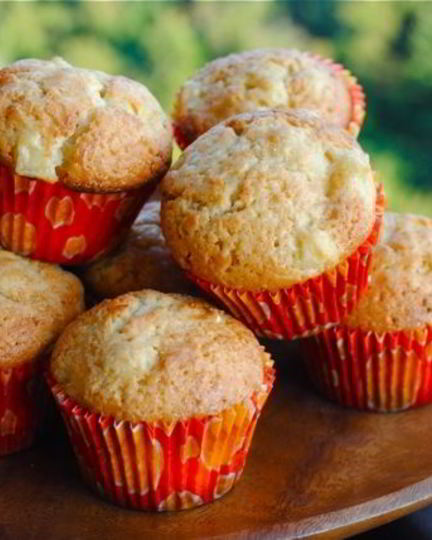 Рецепт имбирных маффинов с яблоками