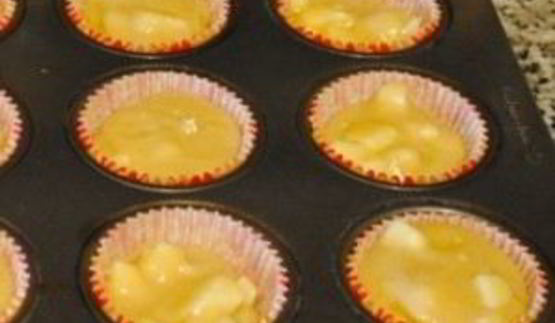 имбирные маффины с яблоками