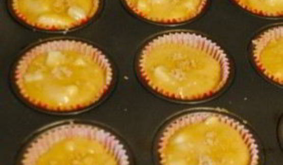 имбирные маффины с яблоками