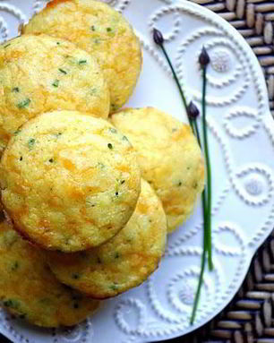 Кукурузные маффины с сыром Чеддер
