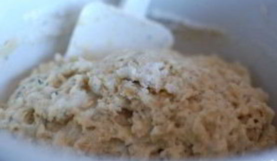 лавандовые маффины с ежевикой и персиками