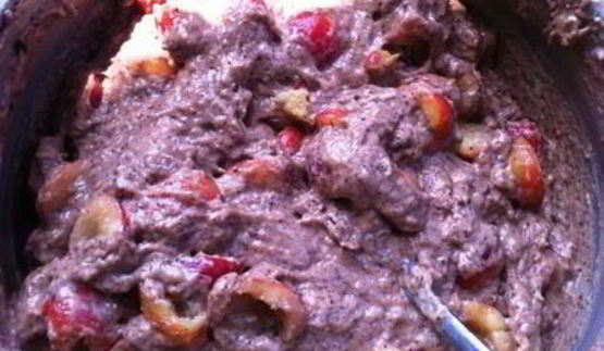 маффины с черешней