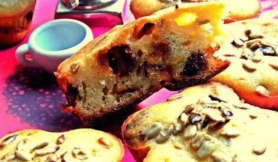 маффины с финиками и семечками