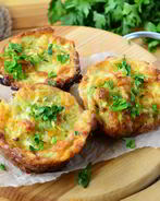 Маффины с кабачком и сыром