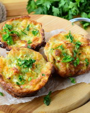 Маффины с кабачком и сыром