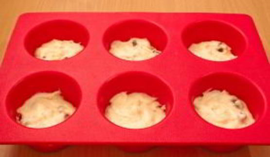 маффины с малиновым кремом и шоколадом